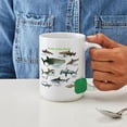 thumbnail image 4 of CafePress - Sharks Of The World Large Mug - 15 oz Ceramic Large White Novelty Mug, 4 of 6