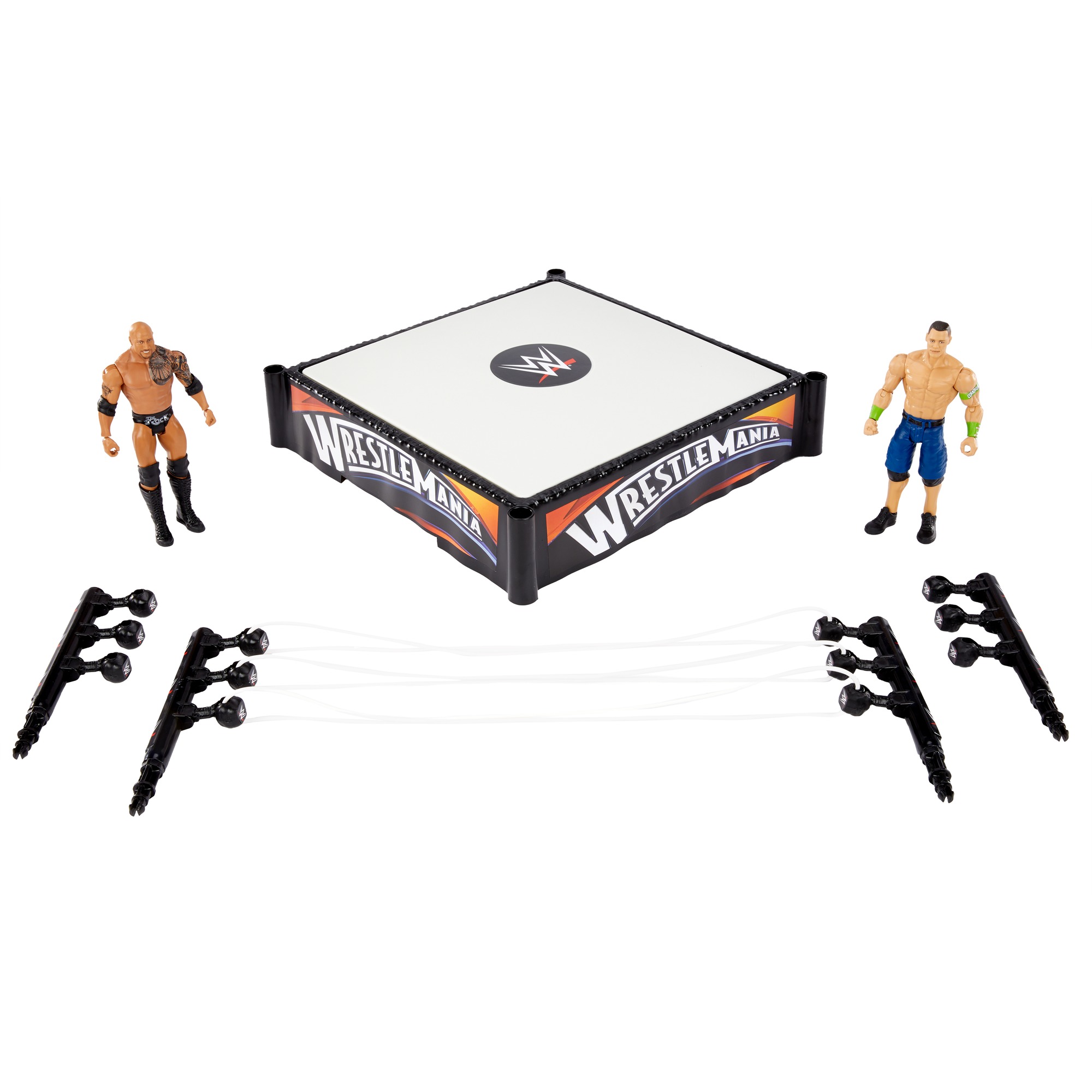 Free Shipping! WWE Wrestlemania XXVIII Ring & John Cena Vs. The Rock ...