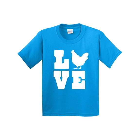 Inktastic Love Chickens Youth T-Shirt