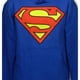 Superman hoodsupermanL Superman Symbole Royal Sweat à Capuche pour Hommes - Grand – image 4 sur 5