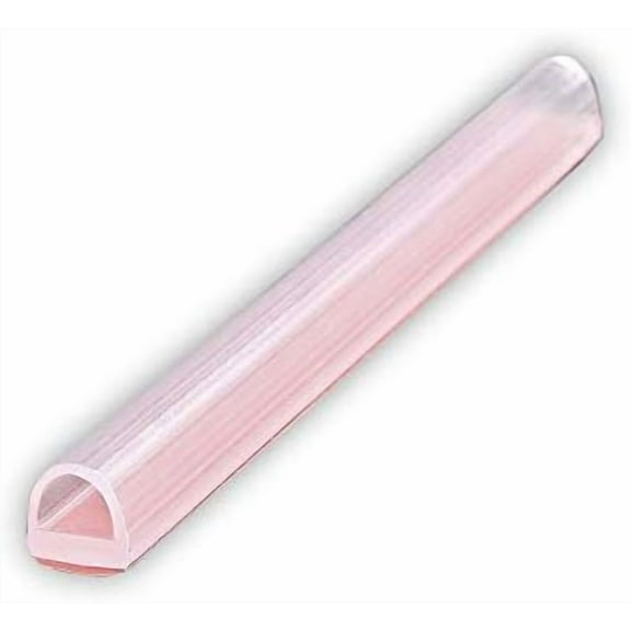 Vinyl Bulb Translucent Shower Door Seal for 1/4" (6mm) Gap with Pre-Applied 3M Tape, Adhesive Bathroom Seal Strip for 1/4" Thick Glass and UP(3/8, 1/2 Glass) 95 Inch Long$$Tools & Hardware Other