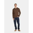 thumbnail image 2 of George Men's & Big Men's Cotton Crewneck T-Shirt with Long Sleeves, Size XS-3XL, 2 of 5