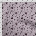 thumbnail image 3 of Soimoi Floral Printed, Poly Canvas Fabric, Decor Sewing Fabric by The Yard 56 Inch Wide,Decorative Fabric for Curtains Tote Bags, Brown & Pink, 3 of 5