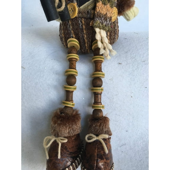 Christmas Plush Santa, Snowman or Moose With Flexible Legs