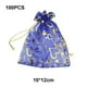 thumbnail image 4 of Wosthever Paquete de 100 bolsas de embalaje, bolsas de regalo multicolor ajustables, impresión de dulces, bolsillo, boda, fiesta de Navidad, Almacenamiento y organización del hogar Azul oscuro 10*12cm, 4 of 6