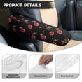 thumbnail image 6 of Yuyamidu Cherry Car Armrest Covers Soft Seat Arm Rest Protector Accessories for Auto Truck Van One Pair Car Front Seat Armrest Cover Reusable Car Armrest Decor, 6 of 7