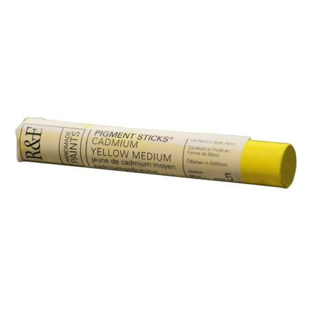 UPC: 0836943005525 | R&F Handmade Paints Pigment Stick  38ml  Cadmium Yellow Medium