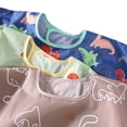 thumbnail image 2 of Haimoburg Baby Bibs Long Sleeve Waterproof 5 Pack for 5-30 Months, 2 of 7