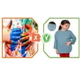 thumbnail image 3 of FIT RITE Long-Sleeve Art Smock for Kid & Toddler (Hunter Green, Large 4-5 Years), 3 of 3