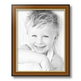 thumbnail image 2 of ArtToFrames 11" x 14" Honey with Gold Picture Frame, 11x14 inch Brown MDF Poster Frame (WOM-4446), 2 Pack, 2 of 7