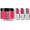 OPI Nail Dipping Powder Perfection Combo SCOTLAND - Liquid Set + Red Heads Ahead