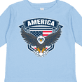 thumbnail image 4 of Inktastic America with Eagle Shield and Banner Boys or Girls Long Sleeve Toddler T-Shirt, 4 of 5