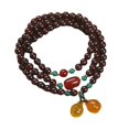 thumbnail image 2 of Natural Garnet Bracelet Women Lucky Beads, 2 of 2