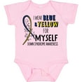 thumbnail image 3 of Inktastic I Wear Blue and Yellow for Myself- Down Syndrome awareness Boys or Girls Baby Bodysuit, 3 of 5
