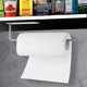 thumbnail image 3 of Portarrollos de papel de cocina, Portarrollos de papel sin taladrar debajo del armario, práctico portarrollos con tornillos y pegamento autoadhesivo, acero inoxidable, 3 of 5