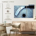 thumbnail image 5 of Elephant Stock Angled Ice Hockey Wall Art - Horizontal Multi Panel Canvas - Living Room Wall Decor - Sports Multi Panel - Blue And Black Decor - 50" x 32", 5 of 8