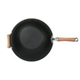 thumbnail image 5 of Joyce Chen Professional Series Cast Iron Wok with Maple Handles, 14-In., 5 of 7