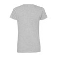 thumbnail image 3 of LAT Ladies' V-Neck Fine Jersey T-Shirt - HEATHER - S, 3 of 3