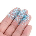 thumbnail image 4 of Uxcell Crushed Glass Glitters Colorful Irregular Glass Chips Chunky Stones Lake Blue, 4 of 5