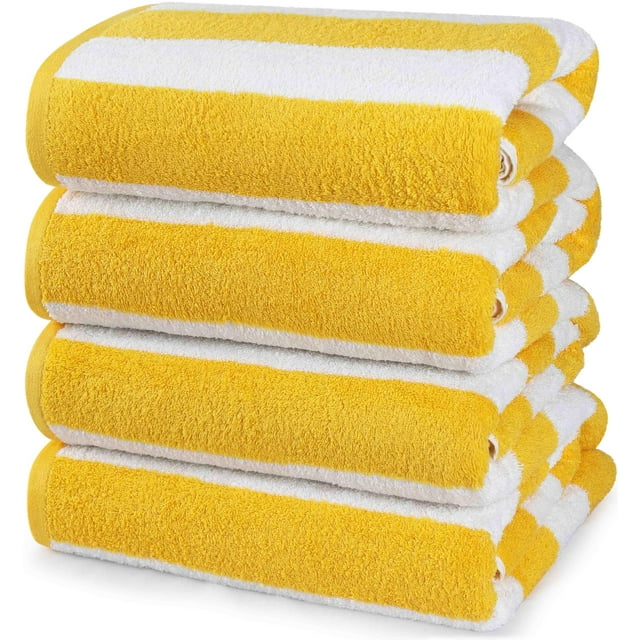 Toalla de playa Utopia Towels Cabana Stripe 100% algodón 76 x 152 cm Y