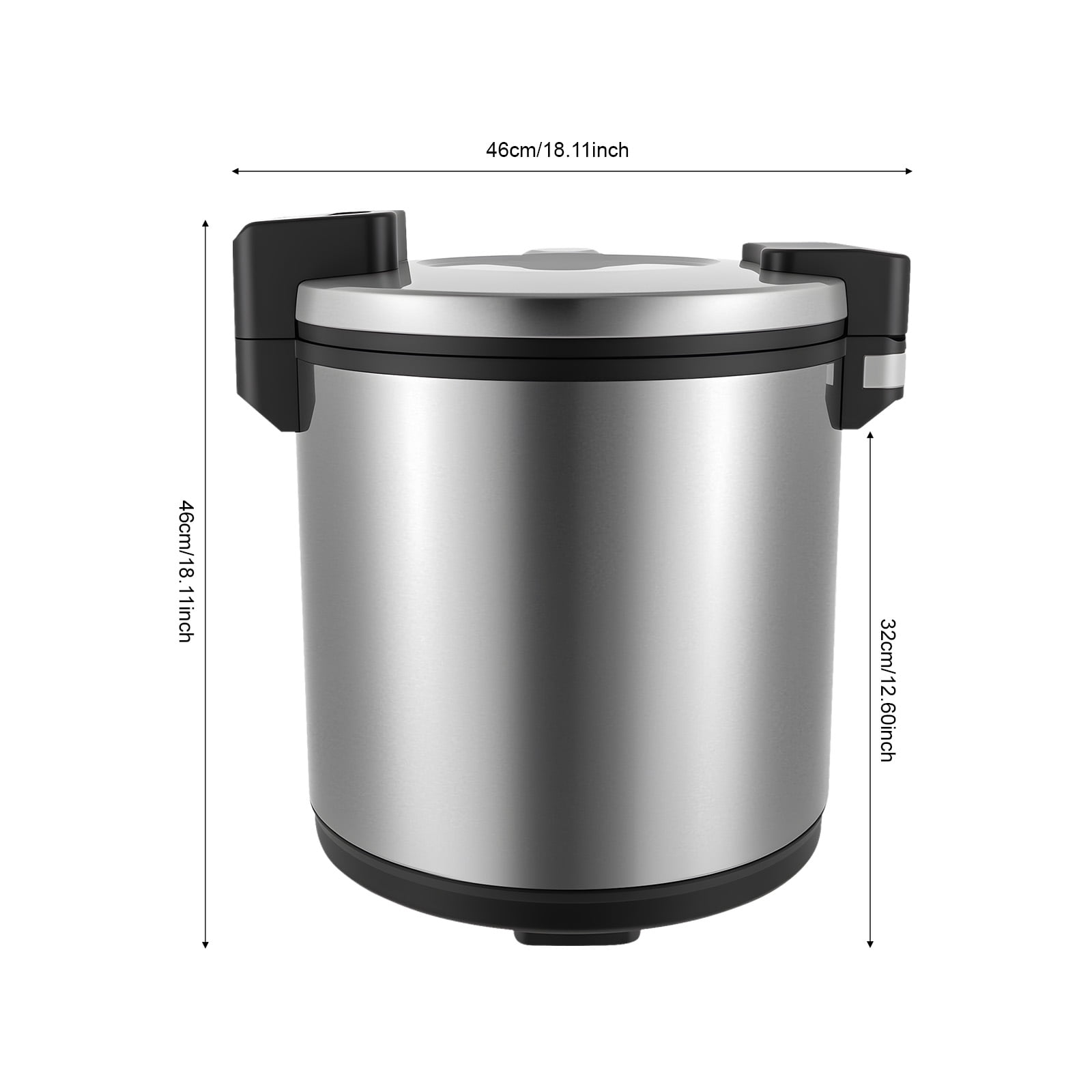 ChicHomey 6Gal  Electric Rice Warmer,2-Temp Settings,Heavy Duty Soup Cooker Stainless Steel,for Family/Commercial Restaurant