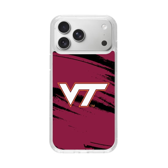 Virginia Tech Hokies HD Phone Case Compatible with MagSafe Apple iPhone 17 Pro Max (Paint) by Affinity Bands