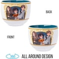 thumbnail image 4 of Silver Buffalo Harry Potter Trio Anime Style Ceramic Ramen Noodle Rice Bowl with Chopsticks, Microwave Safe, 20 Ounces, 4 of 10