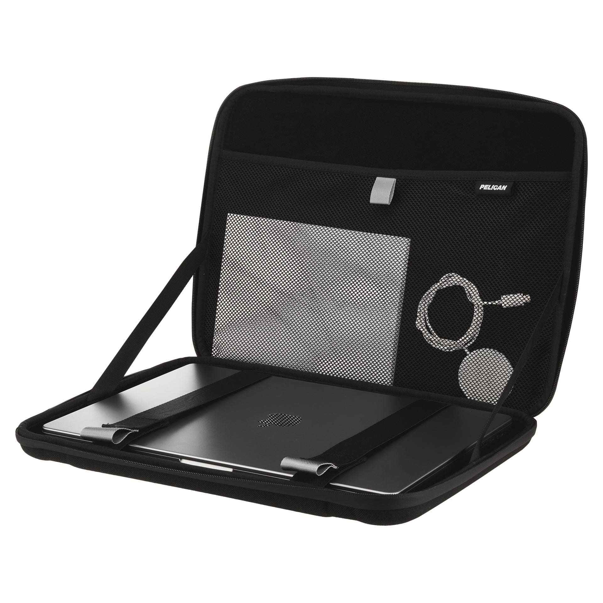 Pelican Adventurer - Laptop Case / Sleeve 14.2” [Elastic Handle] [Zip Lock] Water Resistant Padded Laptop Cover - Black