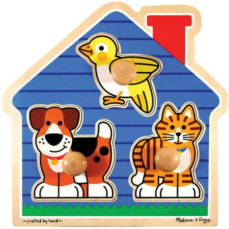 - Jumbo Knob Puzzle - House Pets