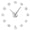 Silver, variant on Cat Paw Prints Frameless Wall Clock Stickers, DIY Modern Decorative Clocks for Living Room, Bedroom, Office - Easy to Install, Large 3D Clock Design (Silver,27in)