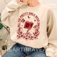thumbnail image 1 of All the Pretty Girls Read Smut Crewneck, Book Lover, Bookworm Gift, Book Club Gift, Spicy - Black - M, 1 of 2