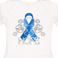 thumbnail image 4 of Inktastic Hope-Colon Cancer Awareness Boys or Girls Long Sleeve Baby Bodysuit, 4 of 5