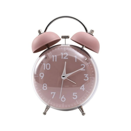 Double Bells Vintaged Alarm Clock For Heavy Sleepers Loud Alarms Twin Bells Desk Decoration