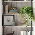 thumbnail image 6 of Avondale 8' Tall Bookcase Wall With Ladder Storage Organizer Display White, 6 of 8