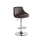 thumbnail image 1 of SET DE 2 BANCOS PARA BARRA CON RESPALDO COLOR CAFÉ, 1 of 6