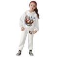 thumbnail image 3 of Krdevn Kids Christmas Hoodie and Pants Set 2 Piece Long Sleeve Hooded Sweatshirt with Jogger Pants Toddler Boys Girls Holiday Casual Outfit Clothing, 3 of 4