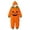 5Orange, variant on REDARER Kids Smile Jack O Lantern Pumpkin Hood Onesie Full Zip with Pockets for Trick or Treat Halloween Party Cosplay Casual Loungewear Pajama Outfit,5-6 Years