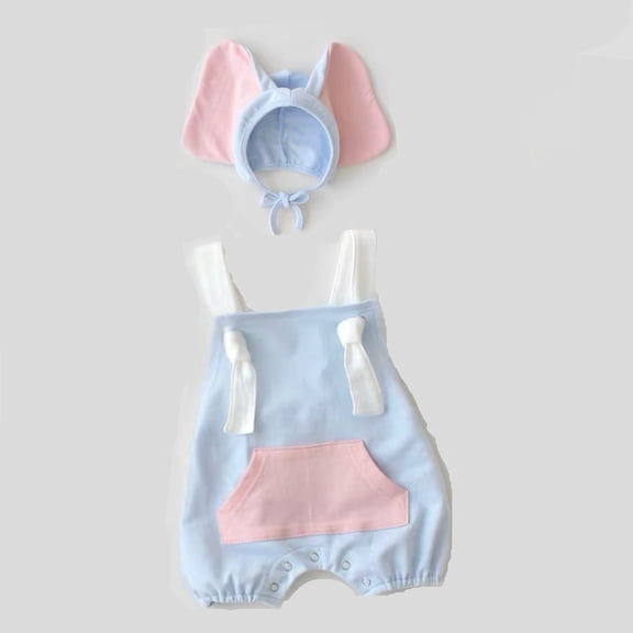 Dumbo Unisex Birthday Fancy-Dress Costumes with Head Piece for Infant, Little Boys 6M-12M