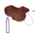 thumbnail image 2 of Cuenco de agua para reptiles Yinane piscina de baño para reptiles plato de alimentación con tubo de drenaje, 2 of 8