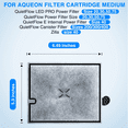 thumbnail image 3 of 6 Pack Large Filter Cartridges for Aqueon, Fish Tank Filter for Aqueon QuietFlow Power Filter Size 20,30,50,75 & E Internal Power Filter Size 40 & Canister Filter Size 200/300/400, 3 of 6