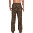 thumbnail image 6 of Men's Pajama Pants with Pockets Sleepwear Lounge Pants Stretch Casual Celtic Art and Ethnic Pattern, 6 of 6