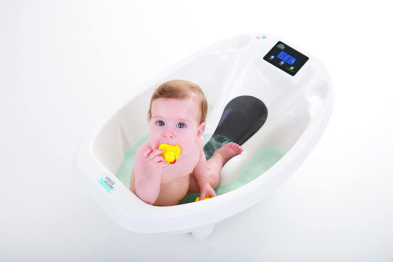 Baby Patent AquaScale - Bañera para bebé, 0.0-78.7 ft, GEN 3, con  termómetro y báscula, bañera para recién nacidos, bebés y niños pequeños