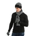 thumbnail image 2 of ZOYONE Men Winter Beanie Hat Warmer Long Scarf and Gloves Set Running Driving Cycling Working Hiking, 2 of 19