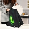 thumbnail image 6 of Coolnut Cat Green Eyes Dish Towels for Kitchen Soft Tea Towel Set of 4 Absorbent Dishcloths Hand Towels for Drying Dish Cloths 28" x 18" Washcloth Gift, 6 of 7