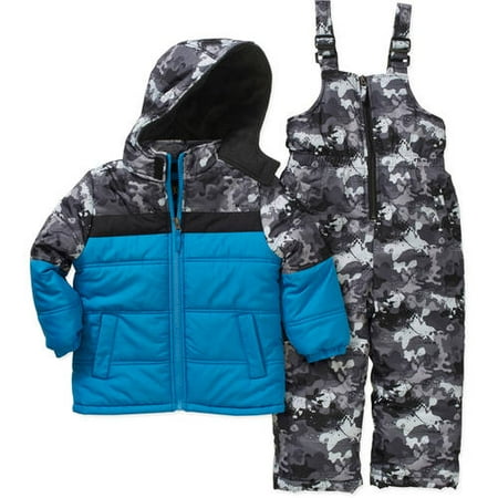 IXtreme Toddler Boy Hooded Jacket and Bib Ski/Snowboard 2-Piece Snowsuit