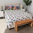 thumbnail image 1 of Encanto Ensemble de Literie Complet 4 Pcs pour Enfants - Drap Plat, Drap-Housse et 2 Taies d'Oreiller, 1 of 8