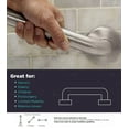 thumbnail image 7 of Highcraft Grab Bar for Bathtubs and Showers, Shower Grab Bars for Seniors and Elderly, Safety Bar for Bathroom 48" x 1.5" ADA Compliant Grab Bar, Heavy Duty Stainless Steel Shower Handle Wall Mount, 7 of 7