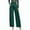 Green, variant on ABATAB Womens High Waisted Lounge Pants Wide Leg Comfy Baggy Stretch Trousers with Pockets Fashion Casual Outfits