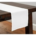 thumbnail image 2 of Handmade Basic Hemstitch Border 100% Linen (16"x90" Table Runner), 2 of 4