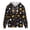 Halloween Cartoon Print, variant on Purple Bat Print Oversized Zip Up Hoodies for Women Long Sleeve Casual Hooded Sweatshirt Soft Loose Fit Jacket with Pockets for Halloween, Daily Wear, 3XL